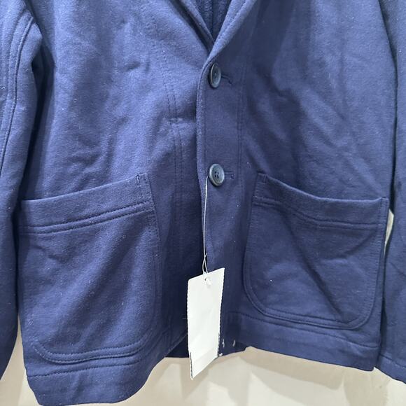 NWT Nordstrom Blue Sweater Suit Jacket - Picture 5 of 8